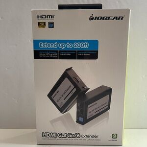 New in Box HD Audio/Video Cat5e Extender (ioGear GVE320)